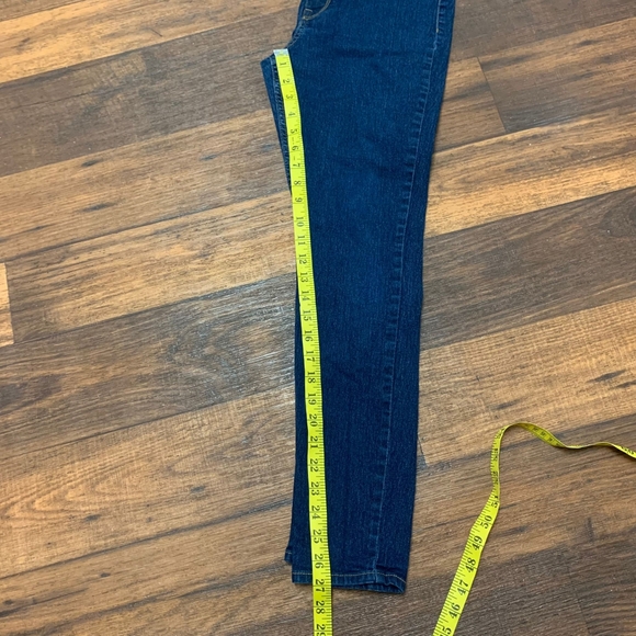 Skinny Ankle Girls High Waist Denim Jean Pants Blue Size 30, Inseam 27 - Picture 6 of 8